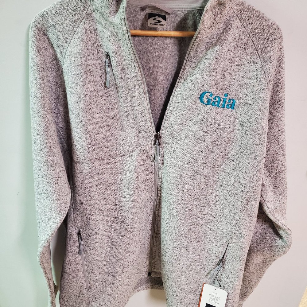 STORM CREEK GREY ZIPPER FRONT JACKET